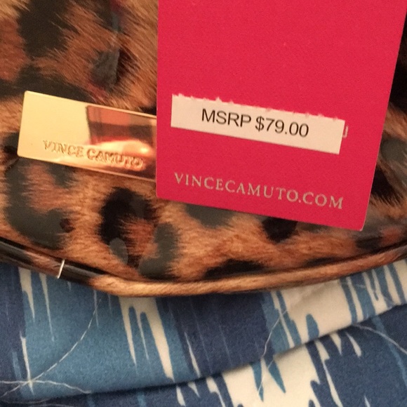 NWT VINCE CAMUTO PATRNT LEOPARD BELT BAG - Picture 9 of 9